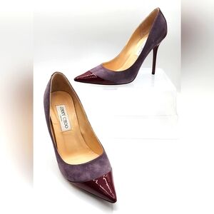 Jimmy Choo Purple and Burgundy Women's Heels